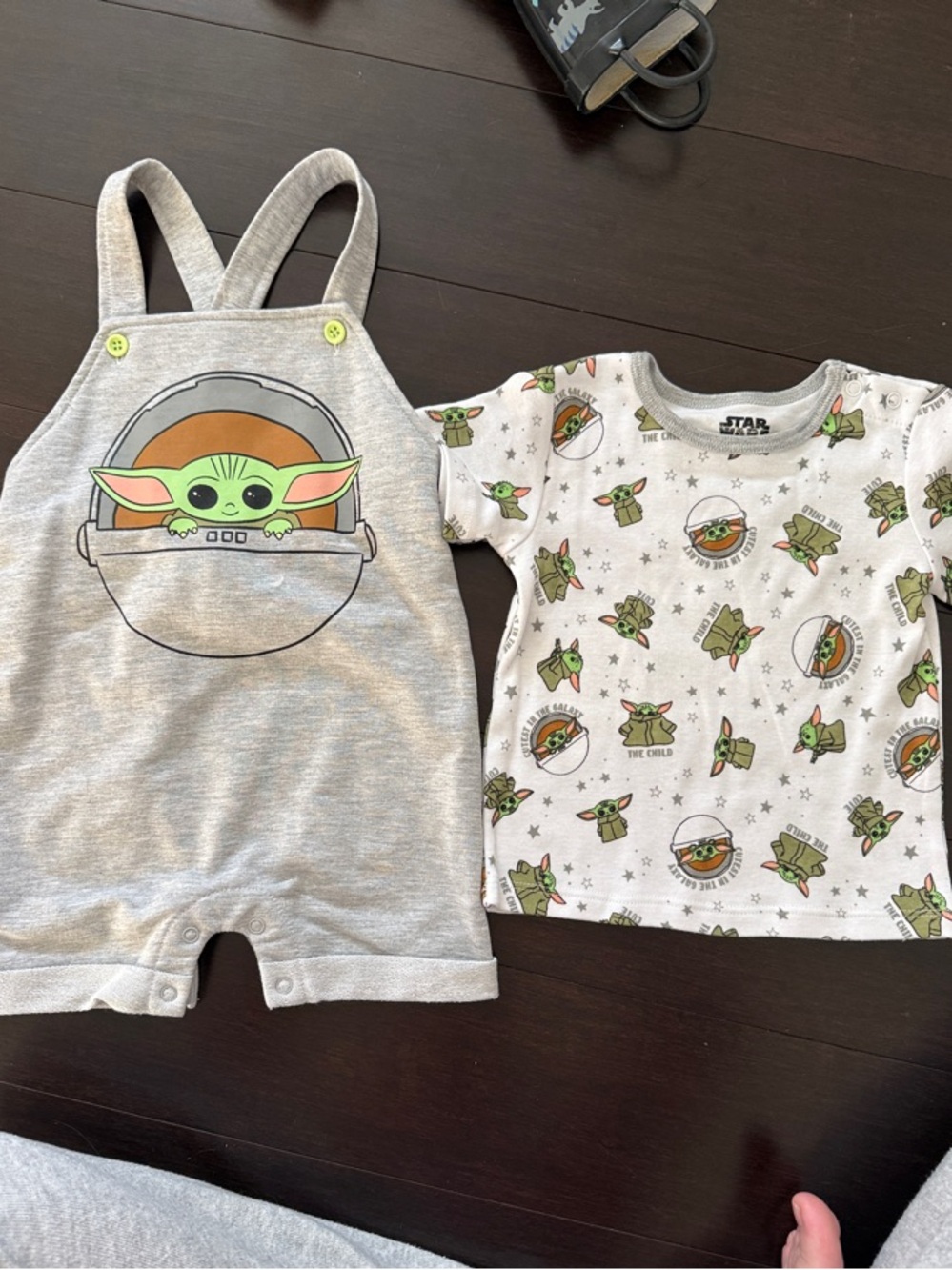 Star Wars Baby The Child Grogu Print Tee - White, Green